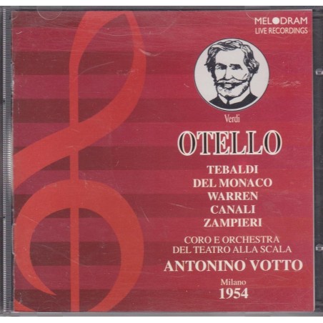 VERDI - Votto - Otello, opéra en quatre actes (Live Milano, 7 - 1 - 1954) Live Milano, 7 - 1 - 1954..