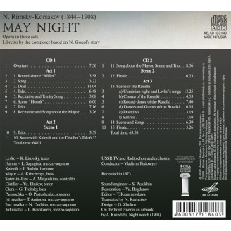 RIMSKY-KORSAKOV - Fedoseyev - La nuit de mai..