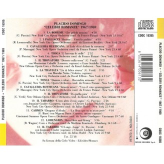 Placido Domingo - Celebri Romanze airs d'opéras