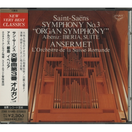 SAINT-SAËNS - Ansermet - Symphonie n°3 'Avec orgue' (import Japon) import Japon..