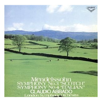 MENDELSSOHN-BARTHOLDY - Abbado - Symphonie n°3 en la mineur op.56 'Schot import Japon..