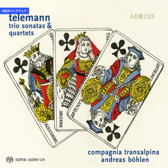 TELEMANN - Böhlen - Sonate pour flûte, hautbois et basse continue, en mi..