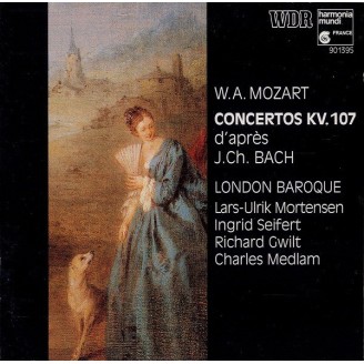 MOZART - London Baroque - Trois concertos pour piano K.107..