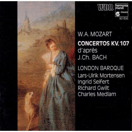 MOZART - London Baroque - Trois concertos pour piano K.107..