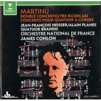 MARTINU - Heisser - Double concerto pour deux orchestres à cordes, piano..