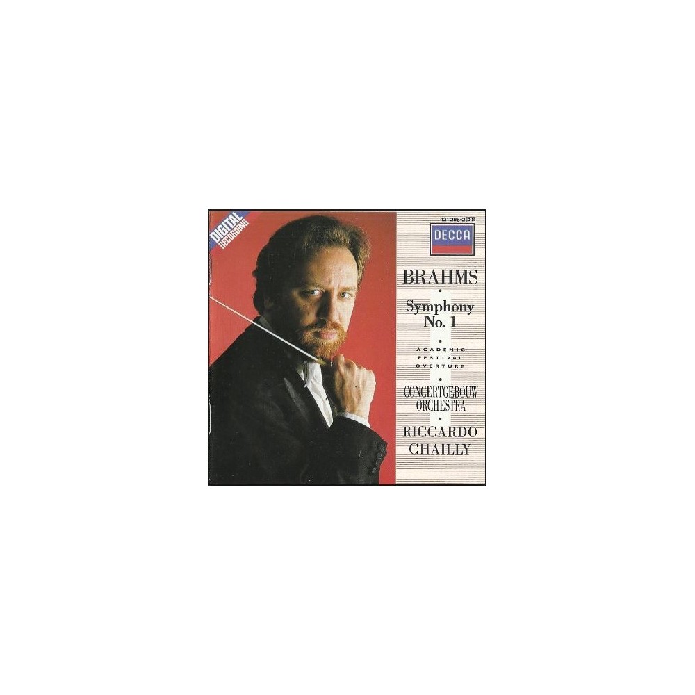 BRAHMS - Chailly - Symphonie n°1 pour orchestre en do mineur op.68 import Japon..