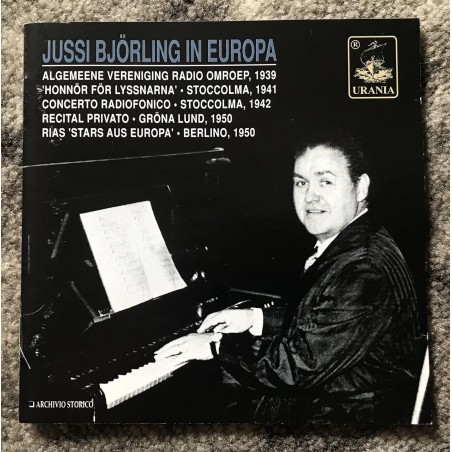 Jussi Björling in Europa : Extraits d'opéras (Enregistrement
