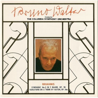 BRAHMS - Walter - Symphonie n°3 pour orchestre en fa majeur op.90 import Japon..