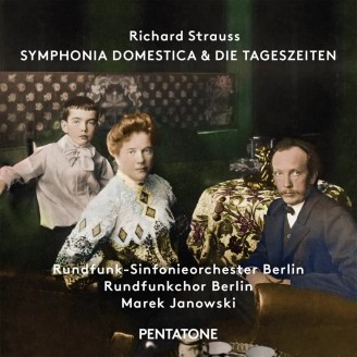 STRAUSS - Janowski - Symphonia domestica, pour grand orchestre op.53..