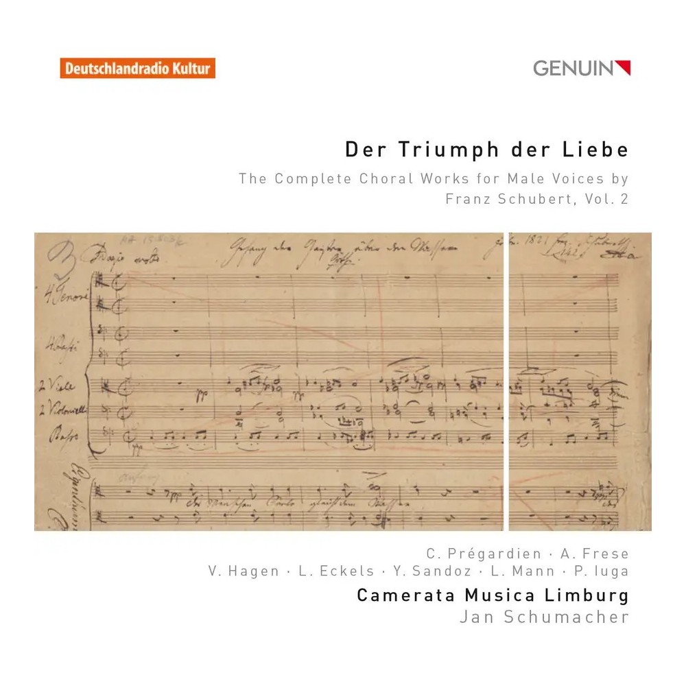 Der Triumph der Liebe The complete choral works for male voices vol.2..