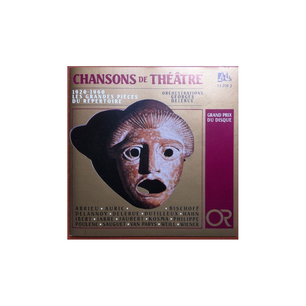 Chansons de théâtre 1920/60 (Grandes pièces du répertoire)