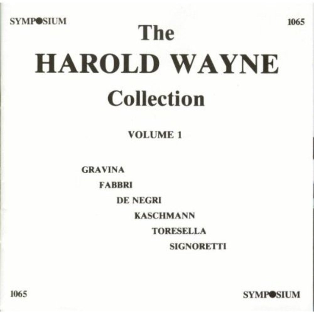 The Harold Wayne Collection Vol.1..