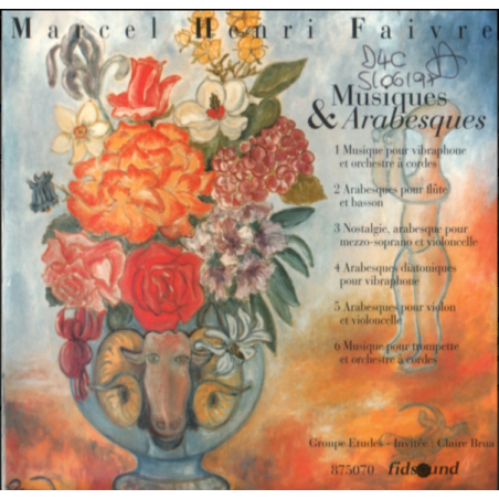 FAIVRE - Dedieu - Musique pour vibraphone et orchestre à cordes..