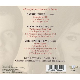 Music for Saxophone & Piano