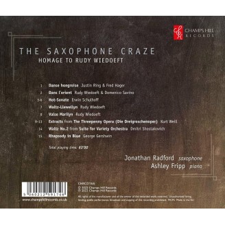 The Saxophone Craze Homage to Rudy Wiedoeft