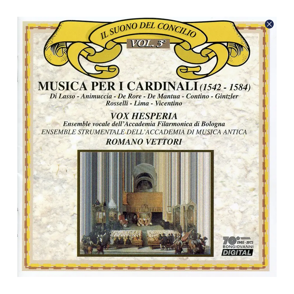 Musica per cardinali (1542-1592)..