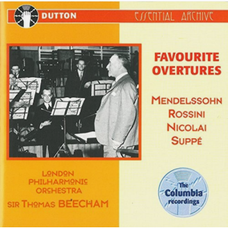 Sir Thomas Beecham Conducts Favourite Overtures 1933 / 1956..