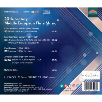 20th-century Middle European Flute Music..