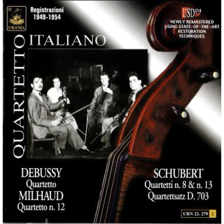 SCHUBERT - Quartetto Itali - Quatuor à cordes n°8 en si bémol majeur op..