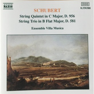 SCHUBERT - Ensemble Villa - Quintette à cordes à deux violoncelles en d