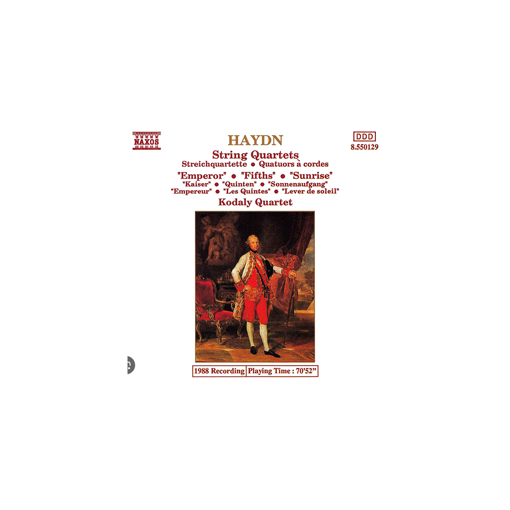 HAYDN - Kodaly Quartet - Quatuor à cordes n°76 en ré mineur op.76 n°2 Ho