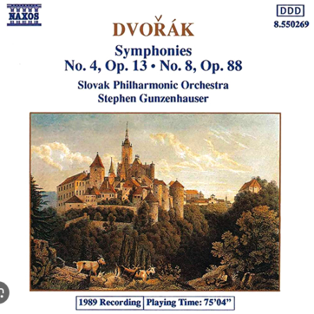 DVORAK - Gunzenhauser - Symphonie n°4 en ré mineur op.13 B.41