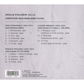 DEBUSSY - Stalheim - Sonate pour violoncelle et piano en ré mineur L.135..