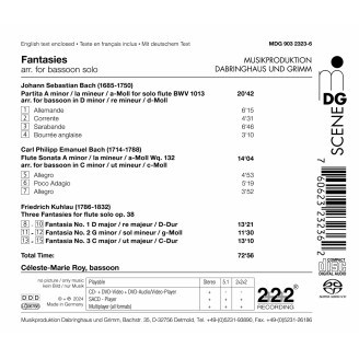 Fantasies for bassoon solo..