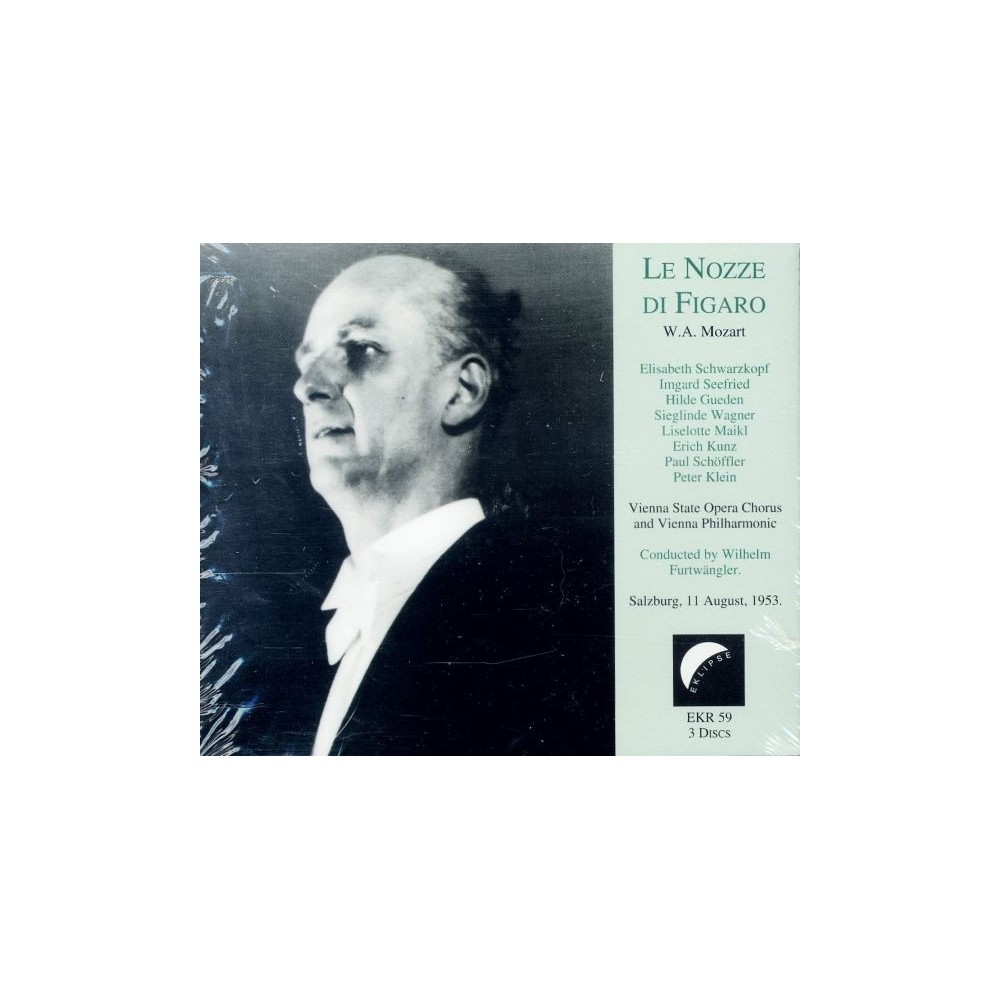 MOZART - Furtwängler - Le nozze di Figaro (Les noces de Figaro), opéra b live Salzburg 11 - 8 - 1953..