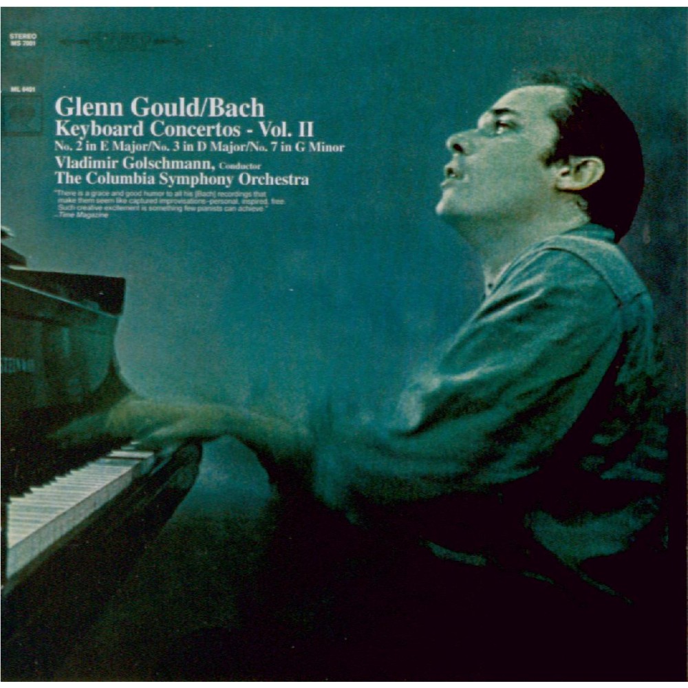 BACH - Gould - Concerto pour clavecin et cordes n°2 en mi majeur BWV.105