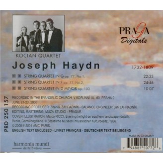 HAYDN - Kocian Quartet - Quatuor à cordes n°81 en sol majeur op.77 n°1 H