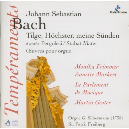BACH - Gester - Tilge, Höchster, meine Sünden, motet pour deux voix, cor
