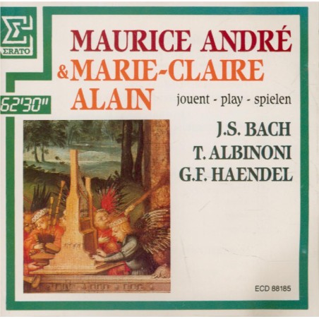 Maurice André et Marie-Claire Alain Bach, Haendel, Albinoni