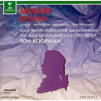 MOZART - Koopman - Requiem pour solistes, chur et orchestre en ré mineu
