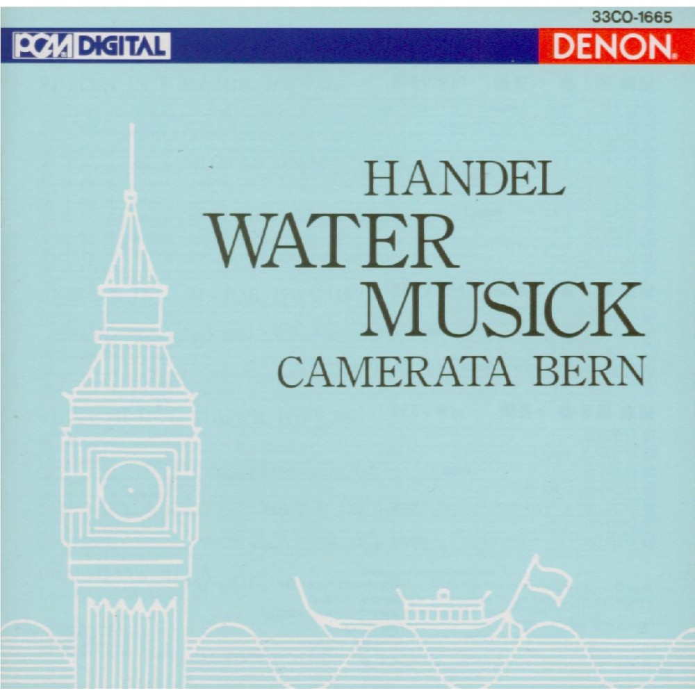 HAENDEL - Camerata Bern - Water Music HWV.348-350 (Import Japon) Import Japon