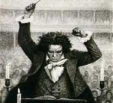 Le compositeur à la direction