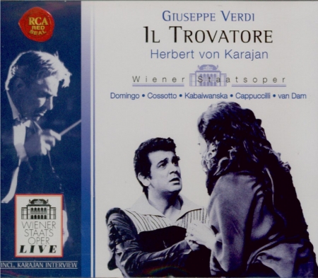 VERDI - Karajan - Il trovatore, opéra en quatre actes (version originale