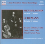MENDELSSOHN-BARTHOLDY - Thibaud - Trio avec piano n°1 en ré mineur op.49