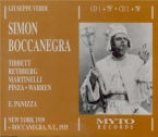 VERDI - Panizza - Simon Boccanegra, opéra en trois actes live MET 21 - 1 - 1939