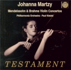 MENDELSSOHN-BARTHOLDY - Martzy - Concerto pour violon et orchestre en mi