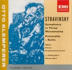 STRAVINSKY - Klemperer - Symphonie en trois mouvements, pour orchestre
