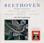 BEETHOVEN - Gieseking - Sonate pour piano n°8 op.13 'Pathétique'