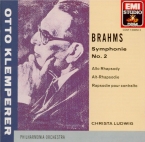 BRAHMS - Klemperer - Symphonie n°2 pour orchestre en ré majeur op.73