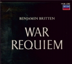 BRITTEN - Britten - War requiem, pour solistes, ensemble de chambre, ch