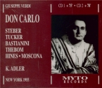 VERDI - Adler - Don Carlo, opéra (version italienne) Live, Met 05 - 03 - 1955