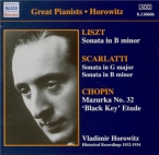 LISZT - Horowitz - Sonate en si mineur, pour piano S.178