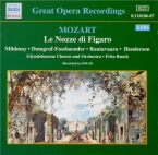 MOZART - Busch - Le nozze di Figaro (Les noces de Figaro), opéra bouffe