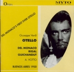 VERDI - Votto - Otello, opéra en quatre actes Live Buenos Aires, 21 - 7 - 1950