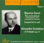 RAVEL - Gieseking - Trio avec piano en la mineur