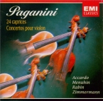 PAGANINI - Accardo - Vingt-quatre caprices pour violon op.1 MS.25